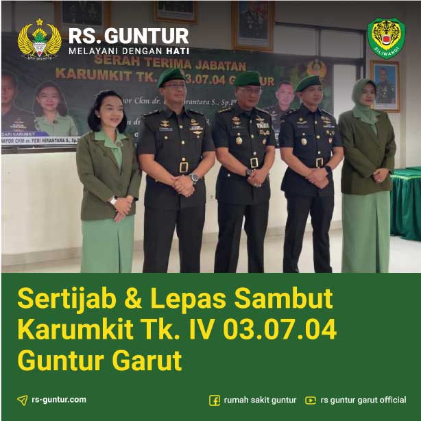 Sertijab & Lepas Sambut
                            Karumkit Tk. IV 03.07.04